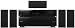 Pioneer HTP-SL100 5.1 Heimkinosystem (VSX-S300 Slimline-Receiver und S-SL100 Lautsprechersystem, 3D, 600 Watt, Dolby Digital, DTS) schwarz