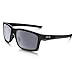 Oakley Men's OO9264 Mainlink Rectangular Sunglasses, Matte Black/Grey, 57 mm