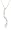 14k Yellow Gold Journey Curve Pendant (1/2 cttw, H Color, I1 Clarity)