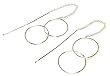 Sterling Silver Earrings (Rodium Plated)