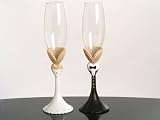 Black Tie Collection Toasting Glasses (Set of 18) - Wedding Favors