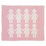 Dwell Studio Cashmere & Silk Blanket - Paper Dolls
