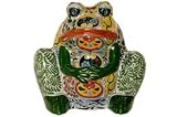 Talavera Frog Planter (Large) - 14" High x 14.50" Wide