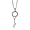 Edelstahl Charms Halskette 70 cm mit Charms Anhänger Engelsflügel in Geschenkbox
