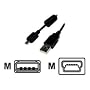 Cables Unlimited USB-1260-02M USB Micro A Cable (2 Meter, Black)