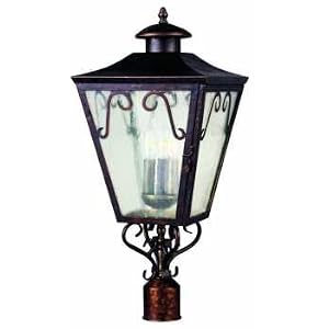 Maxim Lighting 30152CDOI - Cordoba 3 Light Outdoor Post Lantern - 30152CDOI by Maxim Lighting