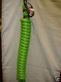 WEAVER LIME GREEN LEAD ROPE GRAPHITE SHOW TACK