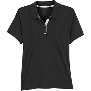 Misses Liz Wear Short Sleeve Solid Polo Shirt