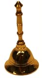 4" Hand Held Service Bell - Polished Brass