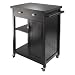 Winsome Timber Kitchen Cart with Wainscot panel