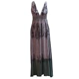 YogaColorsLongandFlowyOmbreDyeMaxiDress