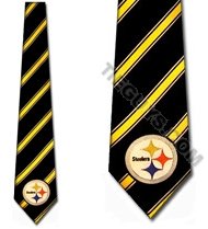 STEELERS TIE WOVEN STRIPE NECKTIES