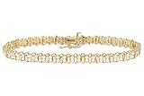 2 Carat Diamond 10K Gold Bracelet