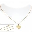 Sweet 16 Charm 16mm & 18" Chain 14k Gold