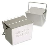 Silver Takeout Box - Includes Free Engraving
