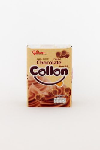 Glico Collon Biscuit Roll Chocolate Flavour - 1.9 Oz (Pack of 4)