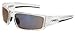 Uvex by Honeywell Hypershock Protective Safety Glasses With Clear Ice Polycarbonate Frame And Blue Mirror Polycarbonate Hardcoat Lens