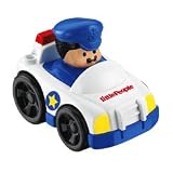 Little People Wheelies Police Car with Policeman [Toy]