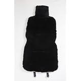 SHEEPSKIN CAR SEAT COVER BLACK'