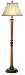 Mahogany Finish Wood Floor Lamp