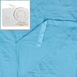 Biddeford Blankets Full Heated Blanket with Analog Controller, Sky Blue