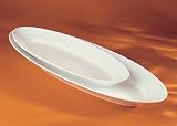 Pillivuyt 240146 Oblong Fish Platter, Small - 18 x 6.5 Inch