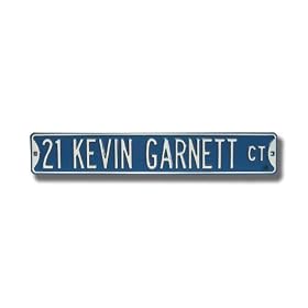 21 Kevin Garnett Court Ct Sign 6 x 36 NBA Basketball Street Sign