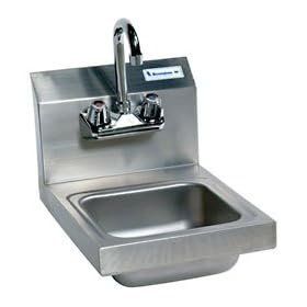 Wall Splash Mount Space Saver 2-Hole Hand Sink