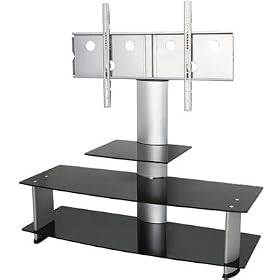 FS205 Universal TV Stand w/ Shelves & Bracket for 32", 37", 40", 42", 46", 52" LCD/Plasma TVs