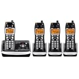 GE 25942EE4 Cordless Phone System - 4-Handsets, 5.8 GHz, Digital Answering System