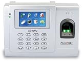 Fingertec Full Color Biometric Time Attendance System for 3000 Fingerprints - Fingertec AC-100C