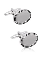 Carlo Visconti Gemelos Ovalados (Plateado)