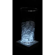 Fortune Products LB-5W Square Light Base with White LED's, 5" Length x 5" Width x 1-1/4" Height
