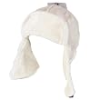 FAUX SHEARLING FUR TROOPER SKI TRAPPER HAT IVORY COLOR - Medium / Large