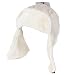 FAUX SHEARLING FUR TROOPER SKI TRAPPER HAT IVORY COLOR - Medium / Large
