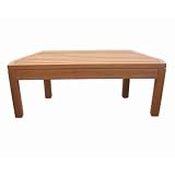 Cedar Delite 6 in Western Red Cedar Hexagon Gazebo Bench With Exterior Stain Finish
