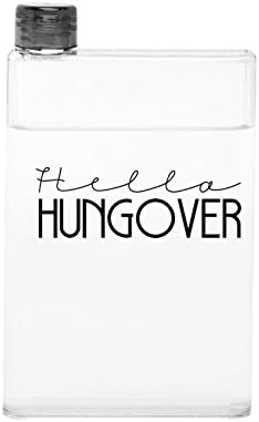 WOO HOO Supply: "Hella Hungover Water Bottle" Fun Gift for Bachelorette/Bachelor or 21st Birthday Parties