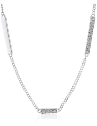 Kenneth Cole New York "Skinny Necklaces" Crystal Bar Long Necklace, 51"