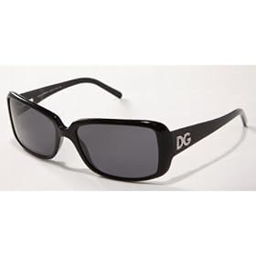 DOLCE and GABBANA D&G DG 4013B 501 87 BLACK PLASTIC SUNGLASSES