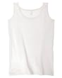 815 - Small - White 5.4 oz Cotton Ladies Tank
