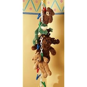 10 Extra Clips for Chain Gang Toy Organizer - Primary by Toy Tech