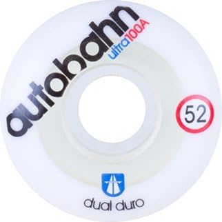AUTOBAHN DD CLASSIC 52mm-WHT/CLR (Set Of 4)