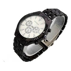 Goldlis U-Fourteen Nacht schwarzer Herren Chrono Uhr