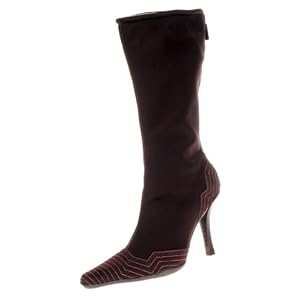 Buy DIVERSE Samantha Ladies Leather Dress Boots Shoes Heels Brown