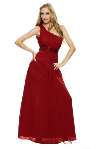 Produkt-Bild: Astrapahl, Sehr sch&ouml;nes Abendkleid im Toga Stil, bodenlang, Farbe rot