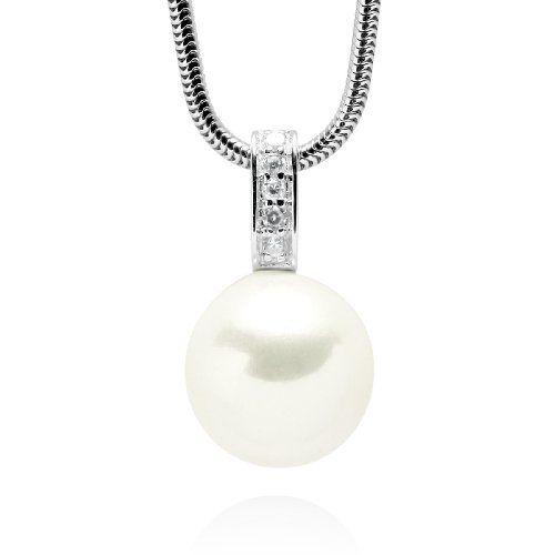 Rafaela Donata Argento Classico Damen-Anh&auml;nger  925 Sterlingsilber Muschelkernperle wei&szlig; Z Preisvergleich