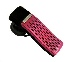 Hot Pink Bluetooth Headset Earpiece for Sansung Galaxy S/ D700 (Epic 4G)/ i500 (Fascinate)/ Mesmerize/ i897 (Captivate)/ T959 (Vibrant)/ A687 (Strive)/ A697 (Sunburst)/ A927 (Flight II)/ M350 (Seek)/ M570 (Restore)/M910 (Intercept)/ PCD : 8950/ 8975/ GTX75 Quickfire/ TXT8026C/ TXTM8