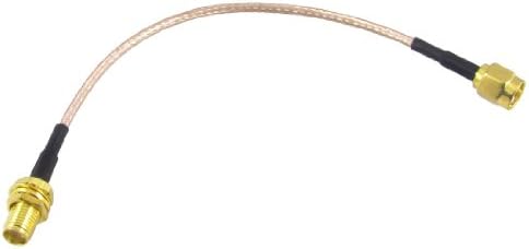 6.5" Long SMA Male to SMA Female Jack Coaxial Coax Pigtail Cable