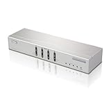 Aten Technology VS0404 4x4 Port Audio Video Matrix Switch with Signal Booster