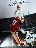 Signed Clark, Dwight (San Francisco 49ers) 11x14 Photo